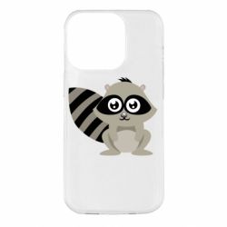 Чехол для iPhone 14 Pro Енот - PrintSalon