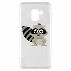 Чехол для Samsung A8 2018 Енот - PrintSalon