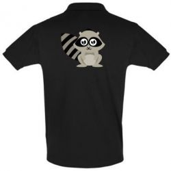 Мужское поло Енот - PrintSalon