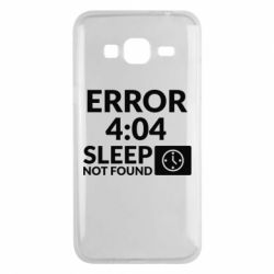 Чехол для Samsung J3 2016 Error 4:04 sleep not found - PrintSalon