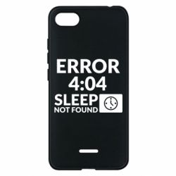 Чехол для Xiaomi Redmi 6A Error 4:04 sleep not found - PrintSalon