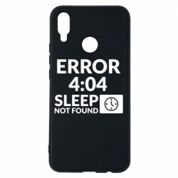 Чехол для Huawei P Smart Plus 2018 Error 4:04 sleep not found - PrintSalon