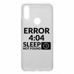 Чехол для Xiaomi Redmi 7 Error 4:04 sleep not found - PrintSalon