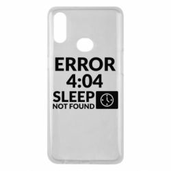 Чехол для Samsung A10s Error 4:04 sleep not found - PrintSalon