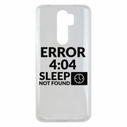 Чехол для Xiaomi Redmi Note 8 Pro Error 4:04 sleep not found - PrintSalon