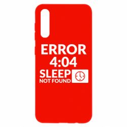 Чехол для Samsung A50 Error 4:04 sleep not found - PrintSalon