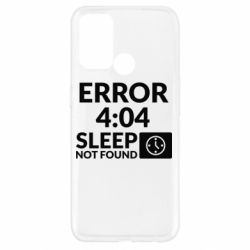 Чехол для Oppo A52/A72/A92 Error 4:04 sleep not found - PrintSalon