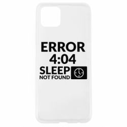 Чехол для Oppo A92s Error 4:04 sleep not found - PrintSalon