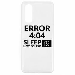 Чехол для Oppo Find X2 Error 4:04 sleep not found - PrintSalon