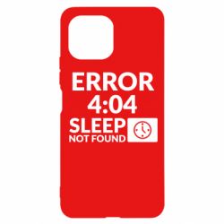 Чехол для Xiaomi Mi11 Lite Error 4:04 sleep not found - PrintSalon