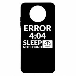 Чехол для Xiaomi Redmi Note 9 5G/Redmi Note 9T Error 4:04 sleep not found - PrintSalon