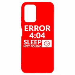 Чехол для Xiaomi Redmi Note 10 Error 4:04 sleep not found - PrintSalon