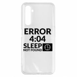 Чехол для Realme 6 Pro Error 4:04 sleep not found - PrintSalon
