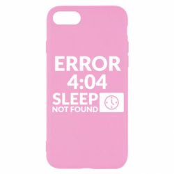 Чехол для iPhone SE 2022 Error 4:04 sleep not found - PrintSalon