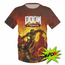 Дитяча 3D футболка Eternal Doom - PrintSalon