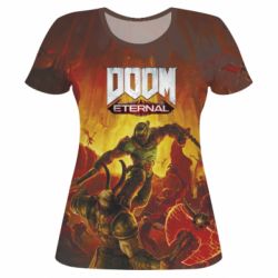 Жіноча 3D футболка Eternal Doom - PrintSalon