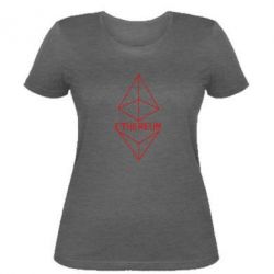 Женская футболка Ethereum1 - PrintSalon