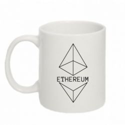 Чашка 320ml Ethereum1-PrintSalon Чашка 320ml Ethereum1