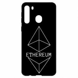 Чехол для Samsung A21 Ethereum1-PrintSalon Чехол для Samsung A21 Ethereum1