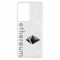 Чехол для Samsung S21 Ultra Ethereum-PrintSalon Чехол для Samsung S21 Ultra Ethereum