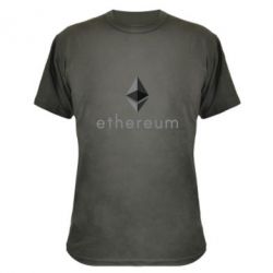 Камуфляжная футболка Ethereum - PrintSalon
