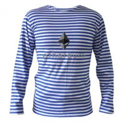 Тельняшка с длинным рукавом Ethereum - PrintSalon