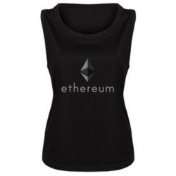 Женская майка Ethereum - PrintSalon