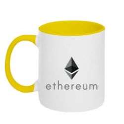 Чашка двухцветная 320ml Ethereum - PrintSalon