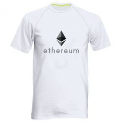 Мужская футболка для спорта Ethereum - PrintSalon