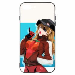 Чехол для iPhone 7 Plus Evangeleon Asuka and Chupa Chups-PrintSalon Чехол для iPhone 7 Plus Evangeleon Asuka and Chupa Chups