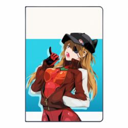 Блокнот з принтом Evangeleon Asuka and Chupa Chups