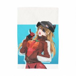 Рушник з принтом Evangeleon Asuka and Chupa Chups - PrintSalon
