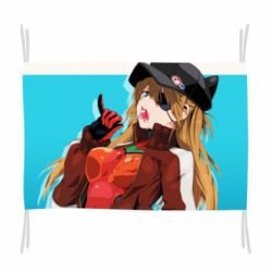 Флаг Evangeleon Asuka and Chupa Chups