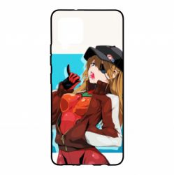 Чехол для Samsung A42 5G Evangeleon Asuka and Chupa Chups-PrintSalon Чехол для Samsung A42 5G Evangeleon Asuka and Chupa Chups