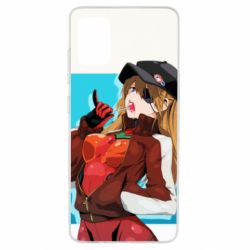 Чохол для Samsung A51 Evangeleon Asuka and Chupa Chups - PrintSalon