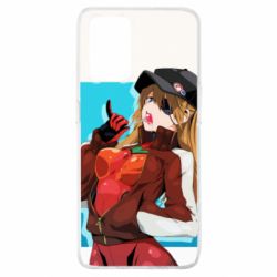 Чохол для Oppo A74 4G Evangeleon Asuka and Chupa Chups - PrintSalon