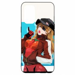 Чохол для Oppo Reno 5 4G Evangeleon Asuka and Chupa Chups - PrintSalon