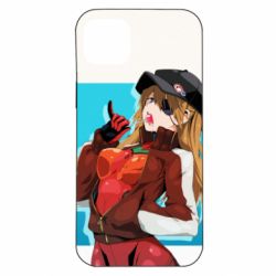 Чохол для iPhone 14 Plus Evangeleon Asuka and Chupa Chups