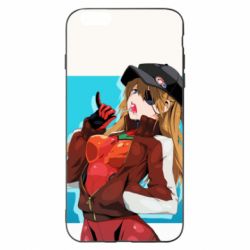 Чохол для iPhone 6 Plus/6S Plus Evangeleon Asuka and Chupa Chups - PrintSalon