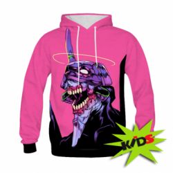 Дитяче 3D худі Evangeleon robot