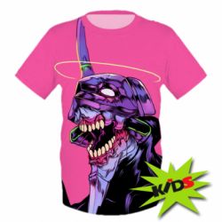 Дитяча 3D футболка Evangeleon robot - PrintSalon