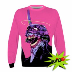 Дитячий 3D світшот Evangeleon robot - PrintSalon