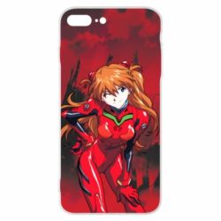 Чехол для iPhone 7 Plus Evangelion Asuka - PrintSalon