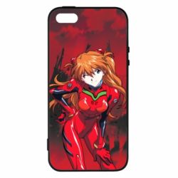 Чехол для iPhone5/5S/SE Evangelion Asuka - PrintSalon