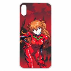 Чехол для iPhone Xs Max Evangelion Asuka - PrintSalon