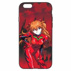 Чехол для iPhone 6/6S Evangelion Asuka - PrintSalon