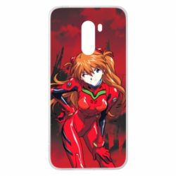 Чехол для Xiaomi Pocophone F1 Evangelion Asuka - PrintSalon