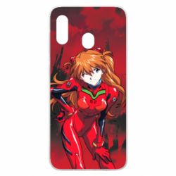 Чехол для Samsung A20 Evangelion Asuka - PrintSalon