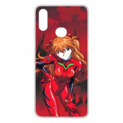 Чехол для Samsung A10s Evangelion Asuka - PrintSalon