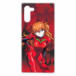 Чехол для Samsung Note 10 Evangelion Asuka - PrintSalon